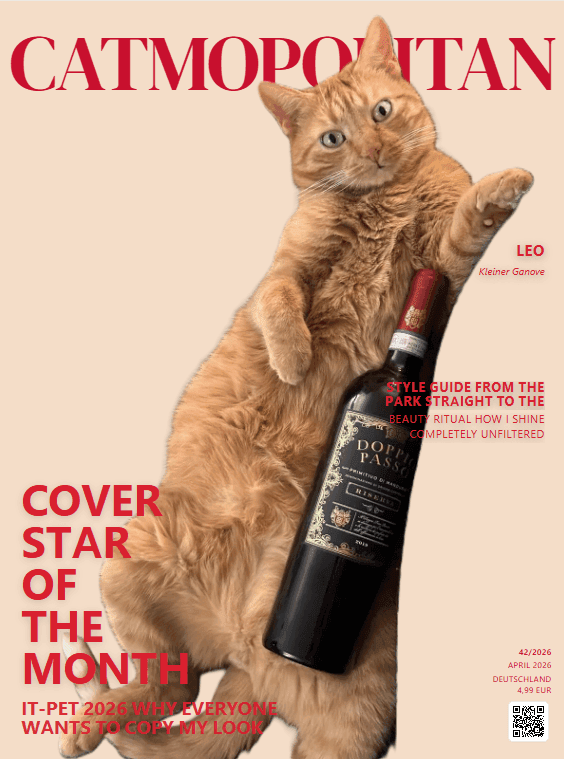Haustier-Magazincover mit eigenem Foto